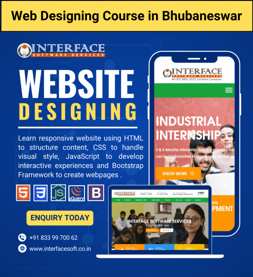 website designing course in bhubaneswar